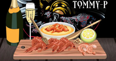 Tommy P - Shrimp Grits & Champagne