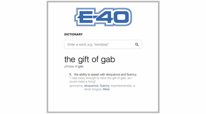 E-40 - The Gift Of Gab