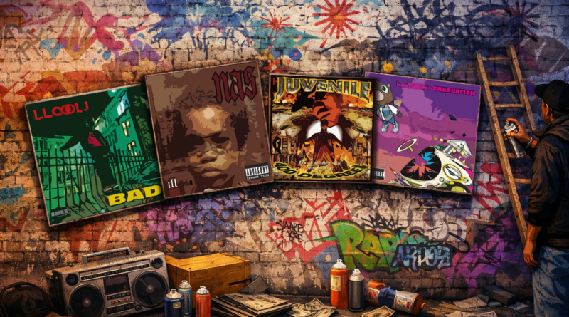 Du mur à l’œuvre quand les covers rap US deviennent Art