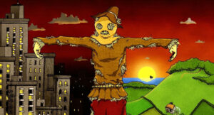 Leaf Dog - From a Scarecrow's Perspective